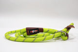 Hybrid Reflective Climbing Rope Dog Leash (Slip lead converts to clip on leash with carabiner)