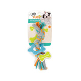 Puppy Multi Chew Rope Ring Toy Knotted Braided Cotton Dog Teething