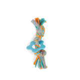 Puppy Multi Chew Rope Ring Toy Knotted Braided Cotton Dog Teething