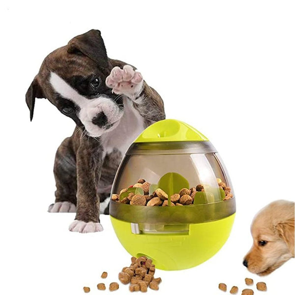 Pet Dog Treat Dispensing Toy Interactive Dogs Tumbler Food Leaking